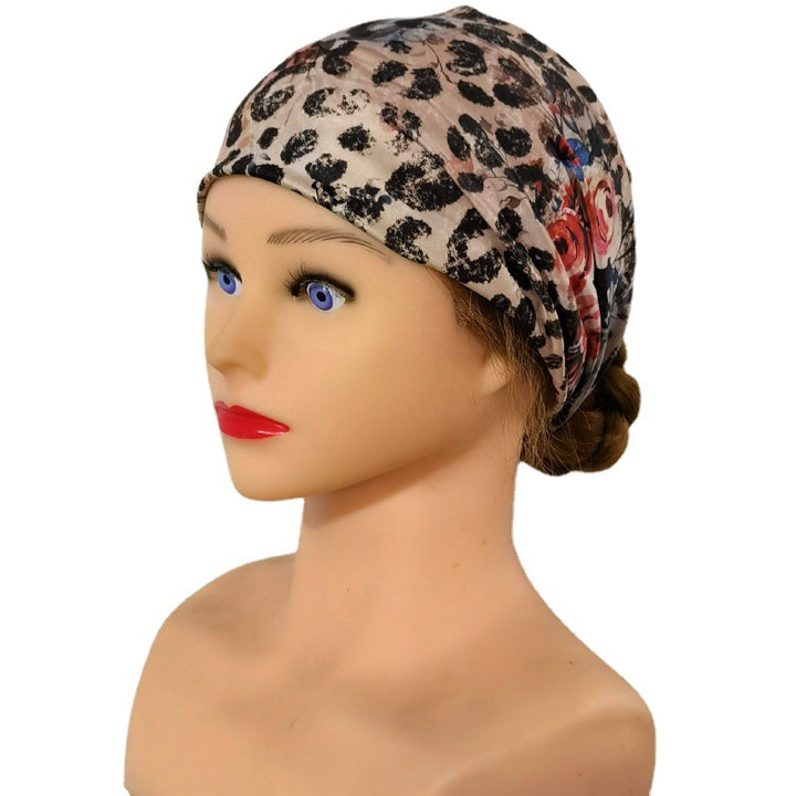 European And American Cross-border New Women's Fashion Wash Leopard Print Wide-brim Hair Accessories