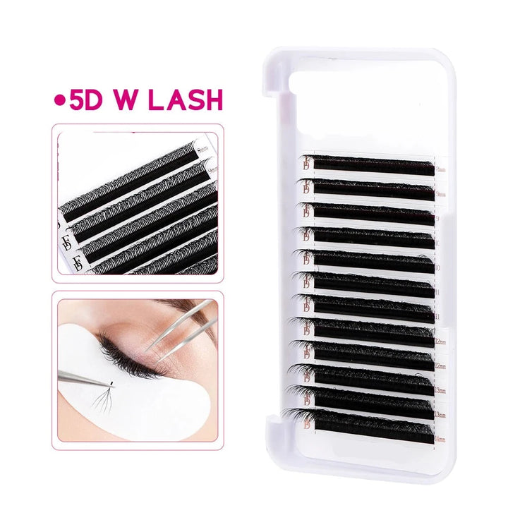 5D W-Shaped Lash Extensions