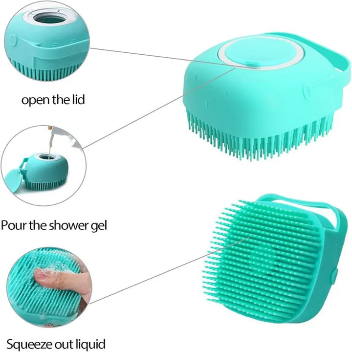 GroomGlide Silicone Scrubber