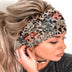 European And American Cross-border New Women's Fashion Wash Leopard Print Wide-brim Hair Accessories